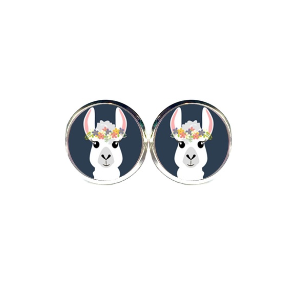 Country Mermaids Jewelry - Llama Earrings